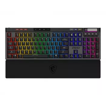 MSI Strike Pro Wireless Silent Μηχανικό Πληκτρολόγιο Gaming, DE (QWERTZ) Layout, Μαύρο