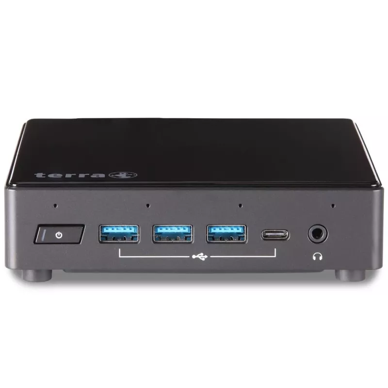 TERRA PC-Micro 3100 Silent Greenline Intel® Celeron® N5100 8 GB DDR4-SDRAM 240 GB SSD Windows 11 Pro Micro PC μαύρο