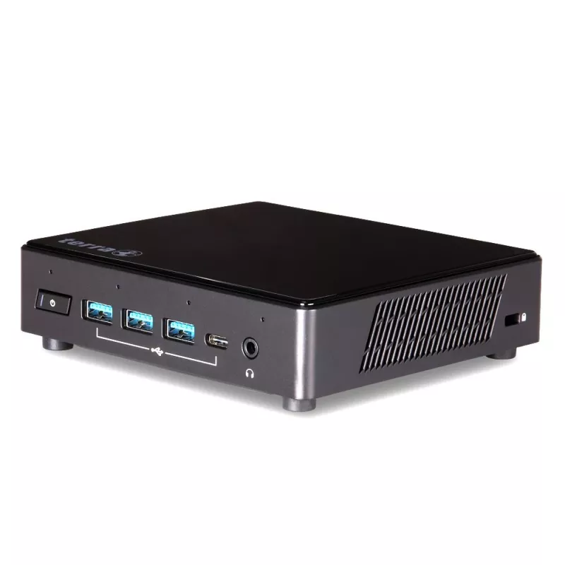 TERRA PC-Micro 3100 Silent Greenline Intel® Celeron® N5100 8 GB DDR4-SDRAM 240 GB SSD Windows 11 Pro Micro PC μαύρο
