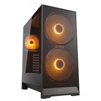 Κουτί Midi-Tower COUGAR, Airface 180, ARGB, μαύρο