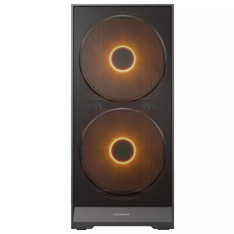 Κουτί Midi-Tower COUGAR, Airface 180, ARGB, μαύρο