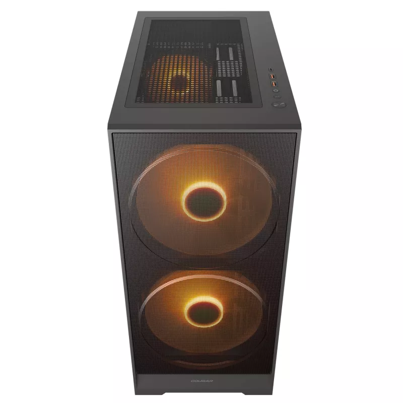 Κουτί Midi-Tower COUGAR, Airface 180, ARGB, μαύρο