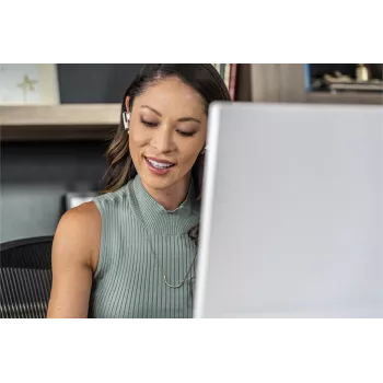 HP Poly Poly Voyager Free 60/60+ Λευκά ακουστικά (2 τεμ.)
