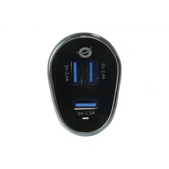 Conceptronic CARDEN06B Φορητός φορτιστής Universal Μαύρος Αναπτήρας αυτοκινήτου