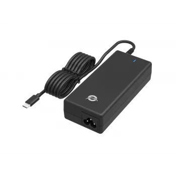 Conceptronic OZUL03BUK 100W GaN Desktop USB PD Φορτιστής, ενσωματωμένο καλώδιο USB-C, Βύσμα UK