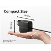 Conceptronic OZUL05BE Φορητός φορτιστής Universal Μαύρος AC Εσωτερικού χώρου