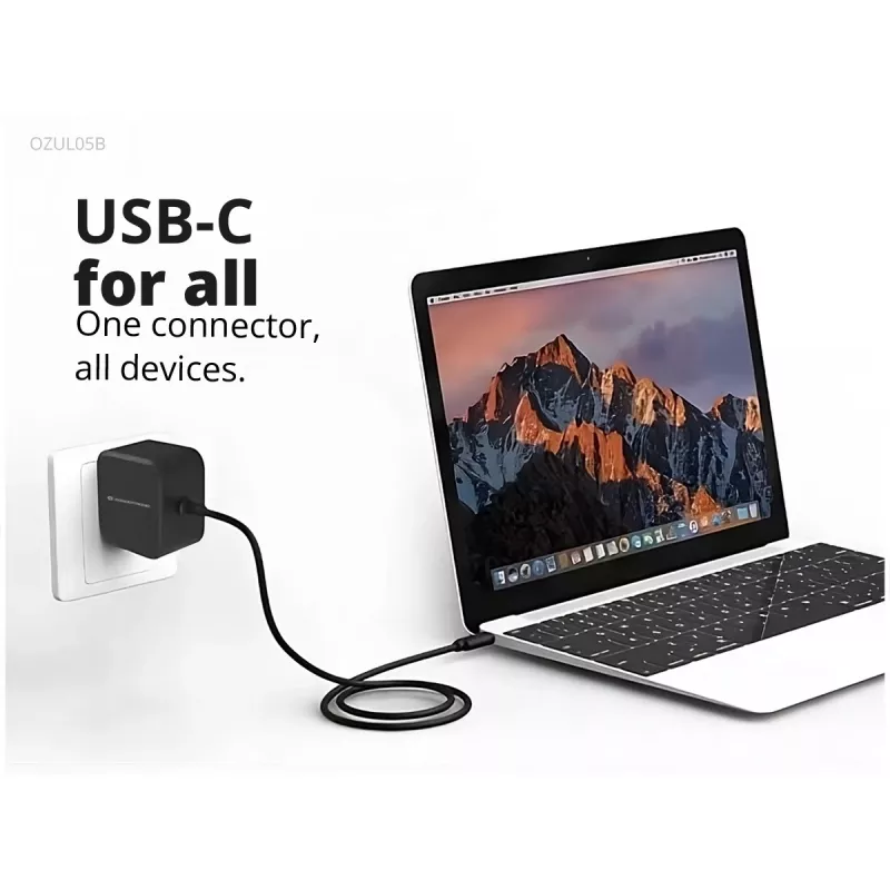 Conceptronic OZUL05BE Φορητός φορτιστής Universal Μαύρος AC Εσωτερικού χώρου