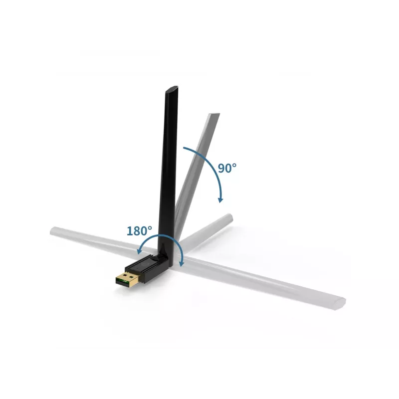 Conceptronic ABBY17B Long Range Bluetooth 5.3 USB Adapter, εξωτερική κεραία
