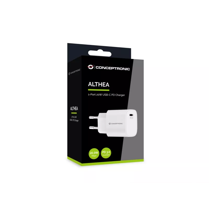 Φορτιστής Conceptronic 1-Port 20W USB-C PD Φορτιστής