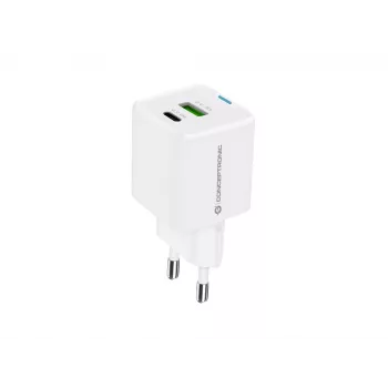 Conceptronic 2-Port 20W GaN USB PD Φορτιστής, USB-C x 1, USB-A x 1 ALTHEA15W