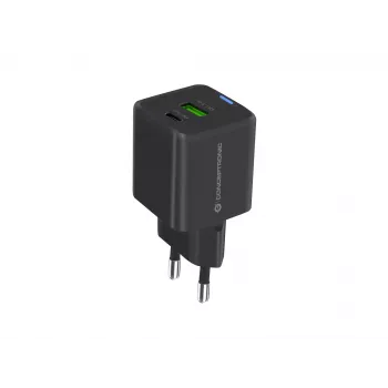 Conceptronic 2-Port 20W GaN USB PD Φορτιστής, USB-C x 1, USB-A x 1, QC 3.0, PPS
