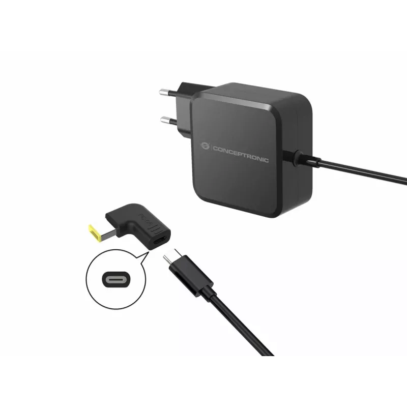 Conceptronic ABBY15PC05 DC σε USB-C Adapter, Lenovo λεπτό Tip, 18-20V