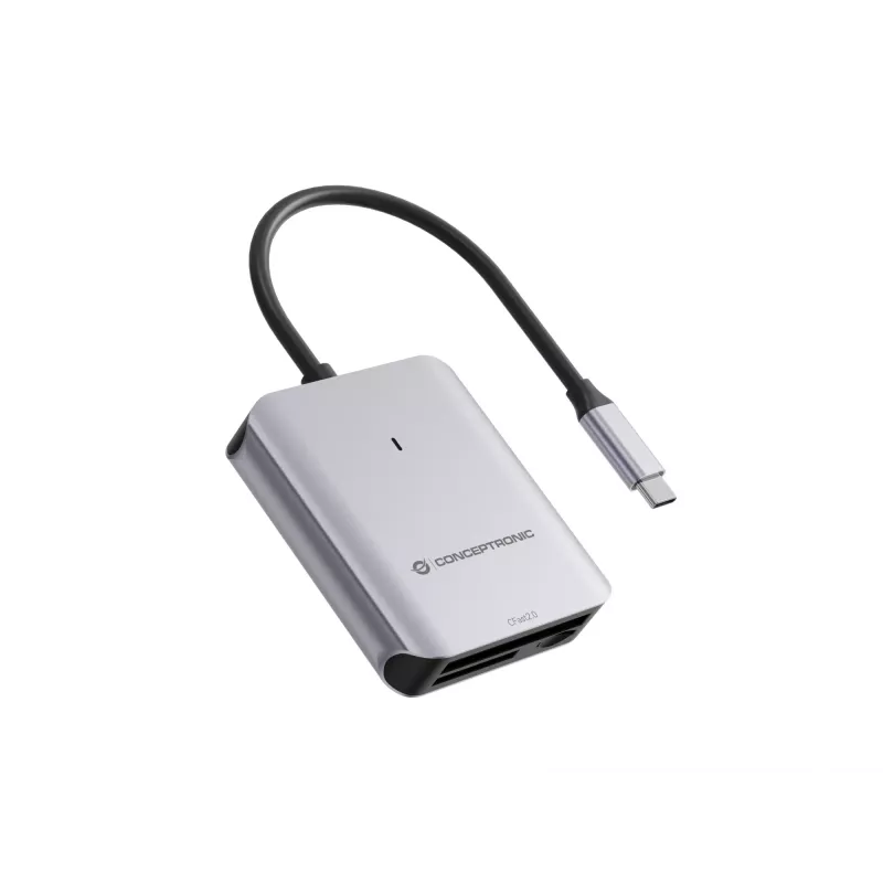Conceptronic BIAN09G 3-in-1 Αναγνώστης καρτών USB 3.2 Gen 2, CFast 2.0, SD TF/MicroSD 4.0, UHS-II