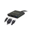 Conceptronic DONN01B Θήκη σύνδεσης φορητού υπολογιστή/πολλαπλών θυρών USB 3.2 Gen 1 (3.1 Gen 1) Type-C μαύρο