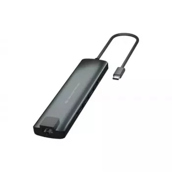 Conceptronic DONN Προσαρμογέας διανομέα USB 9 σε 1 Πολλαπλών λειτουργιών