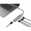Θήκη σύνδεσης 6 σε 1 USB 3.2 Gen 1 CONCEPTRONIC DONN33G HDMI, 2×USB-A 5Gbps, 2×USB-C 5Gbps, 100W USB PD, ασημί