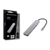 Θήκη σύνδεσης 6 σε 1 USB 3.2 Gen 1 CONCEPTRONIC DONN33G HDMI, 2×USB-A 5Gbps, 2×USB-C 5Gbps, 100W USB PD, ασημί