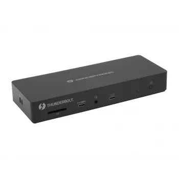 Conceptronic DONN30B Θήκη σύνδεσης Thunderbolt 4 13 σε 1, Ενσύρματο, Thunderbolt 4, 96 W, 3,5 mm, 10,100,1000,2000,2500 Mbit/s, IEEE 802.3bz
