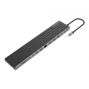 Θήκη σύνδεσης Conceptronic DONN32B 14 σε 1 USB 3.2 Gen 1 HDMI DP