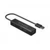 Conceptronic Διανομέας USB 3.0 4 θυρών από αλουμίνιο με προσαρμογέα USB-C σε USB-A