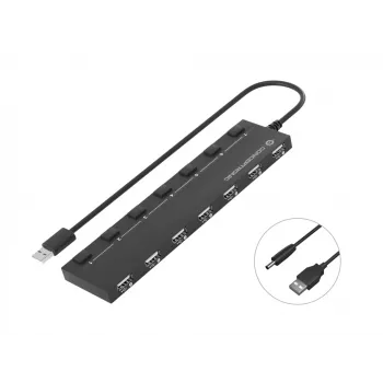 Conceptronic HUBBIES Διανομέας USB 2.0 7 θυρών
