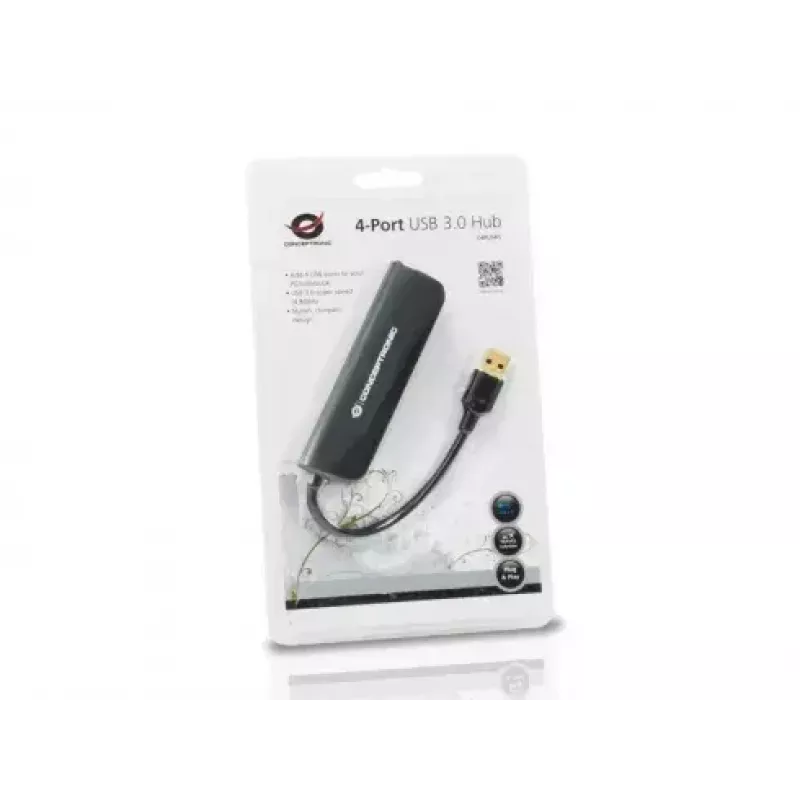 Διανομέας USB Conceptronic 4 θυρών C4PUSB3