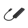 Conceptronic HUBBIES Διανομέας USB 3.0 4 θυρών, 2 θύρες USB-C και 2 θύρες USB-A, θήκη αλουμινίου, βύσμα USB-C αρσενικό