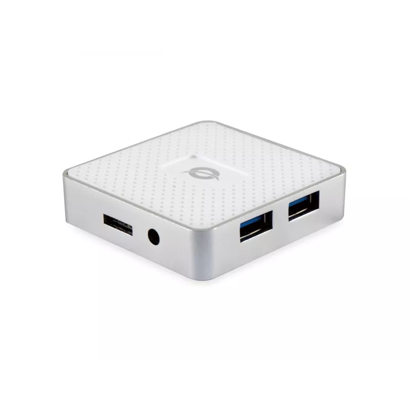 Conceptronic HUBBIES03W Διανομέας διασύνδεσης USB 3.2 Gen 1 (3.1 Gen 1) Micro-B 5000 Mbit/s λευκό