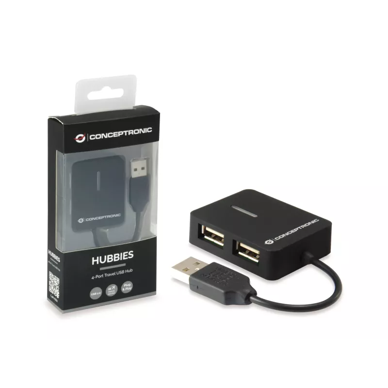 Conceptronic Travel Διανομέας USB 4 θυρών