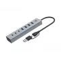Conceptronic HUBBIES20G Διανομέας USB 3.0 7 θυρών, 5 Gbit/s, USB-C x 3, USB-A x 4