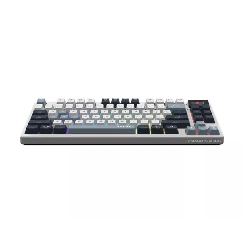 MSI Forge GK600 TKL Wireless Sky Gaming Πληκτρολόγιο, DE (QWERTZ) Layout