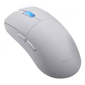 Gaming Ποντίκι ASUS ROG Harpe II Ace, δεξιόχειρο, οπτικό 42.000 DPI, RF Wireless + Bluetooth + USB Type-A, 5 κουμπιά, λευκό