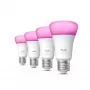 Smart Λάμπα Philips A60 E27, Bluetooth/Zigbee, 6 W, 810 lm, λευκή, συσκευασία 4 τεμ.