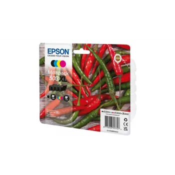 Epson 503XL μελανοδοχείο 4 τεμ. γνήσιο υψηλής (XL) απόδοσης μαύρο, κυανό, ματζέντα, κίτρινο