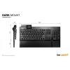 be quiet! Dark Mount Silent Linear DE ISO πληκτρολόγιο gaming USB QWERTZ γερμανικό μαύρο
