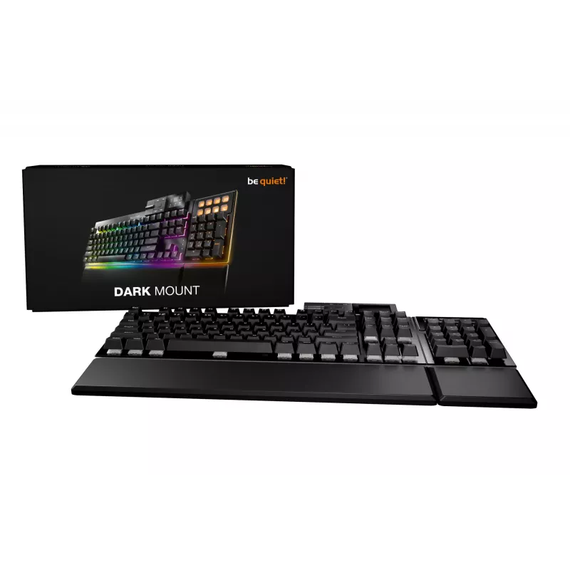 be quiet! Dark Mount Silent Tactile DE ISO πληκτρολόγιο gaming USB QWERTZ γερμανικό μαύρο