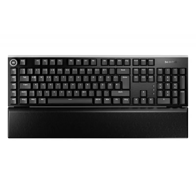 be quiet! Light Mount Silent Linear DE ISO πληκτρολόγιο gaming USB QWERTZ γερμανικό μαύρο