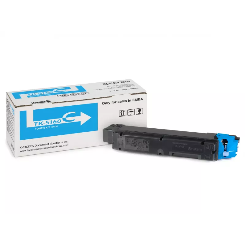 KYOCERA TK-5160C μελανοδοχείο 1 τεμ. γνήσιο κυανό