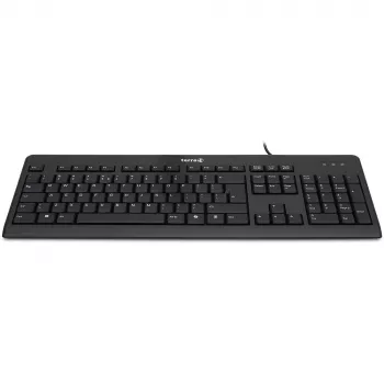 Πληκτρολόγιο TERRA 1500 Ενσύρματο [US/EU] Universal USB QWERTY Αγγλικά ΗΠΑ Μαύρο