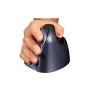 BakkerElkhuizen Evoluent 4 Wireless, για δεξιόχειρες, κάθετο σχεδιασμό, Laser, RF Wireless, 2600 DPI, μαύρο, μπλε