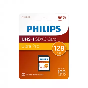 Flash μνήμη Philips 128 GB SDXC UHS-I FM12SD65B