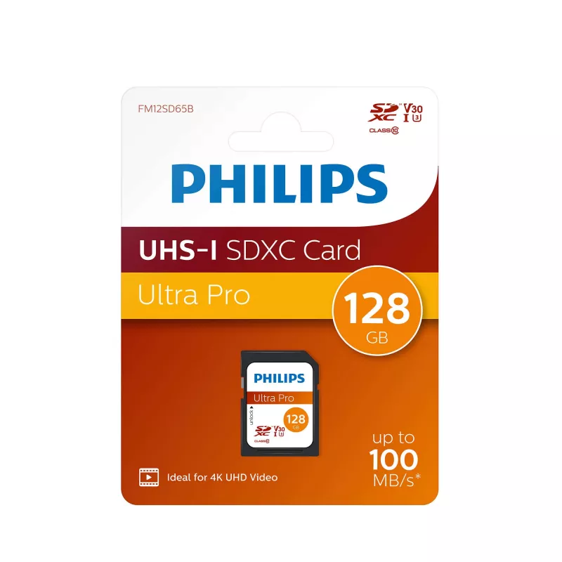 Flash μνήμη Philips 128 GB SDXC UHS-I FM12SD65B