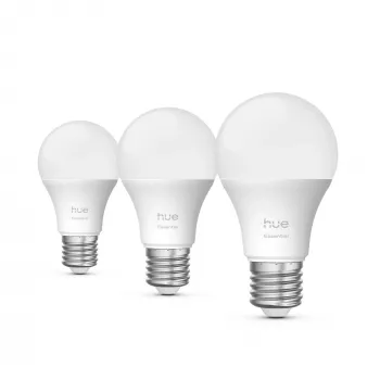 Philips Hue White and colour ambience Essential A60 – E27 έξυπνος λαμπτήρας – 806 lm – 8W – συσκευασία 3 τεμ.