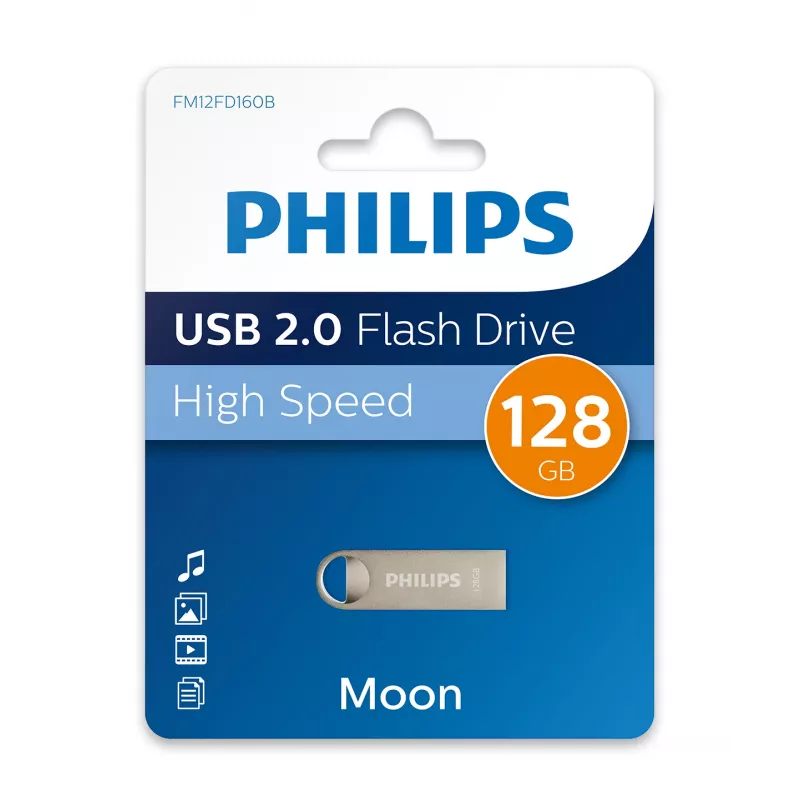 Philips Moon Edition USB Stick 128 GB USB Type-A 2.0 Ασημί