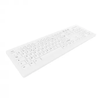Contour Design Active Key Contour ClassicClean Ιατρικό πληκτρολόγιο Αφαιρούμενο κάλυμμα Full-Size Ασύρματο Λευκό C8100