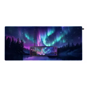 Μηχανικό πληκτρολόγιο Cherry NORTHERN LIGHT Bundle 65% QWERTZ Γερμανικό USB RGB Καλώδιο 2 m πολύχρωμο