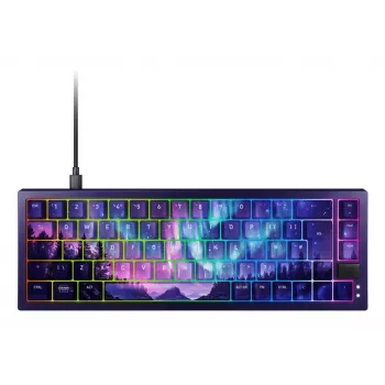 Μηχανικό πληκτρολόγιο Cherry NORTHERN LIGHT Bundle 65% QWERTZ Γερμανικό USB RGB Καλώδιο 2 m πολύχρωμο