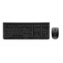 CHERRY DW 3000 Πληκτρολόγιο Ποντίκι σε συσκευασία Universal RF Wireless AZERTY Βελγικό Μαύρο