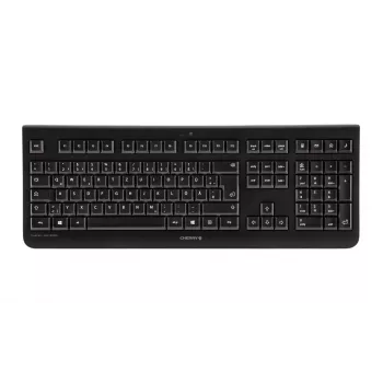 CHERRY DW 3000 Πληκτρολόγιο Ποντίκι σε συσκευασία Universal RF Wireless AZERTY Βελγικό Μαύρο