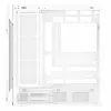XPG STARKER AIR BTF Mid-Tower Λευκό